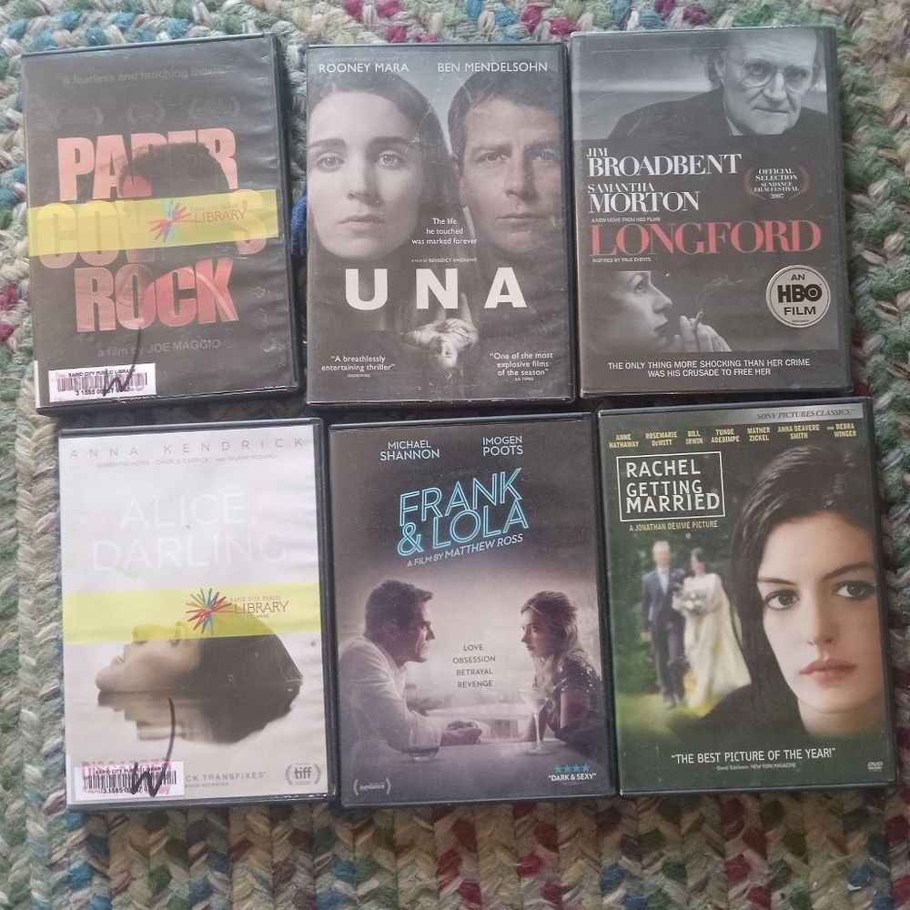 6 DVDs "The Female Protagonist Collection" Pre-owned/New All Good Condition
